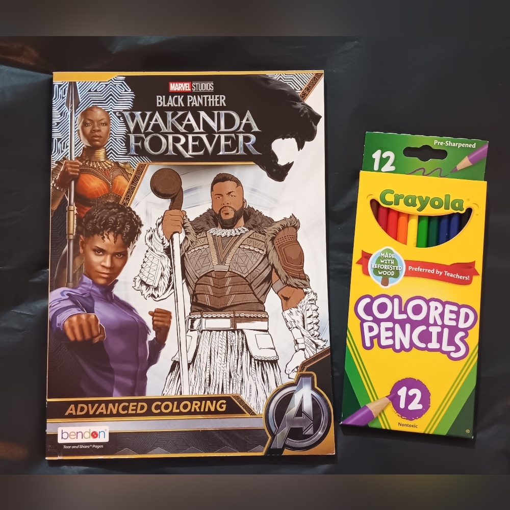 Wakanda Forever Advanced Coloring Book (NEW)